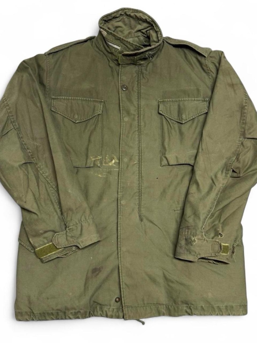 Vintage Military M65 Olive Green Field Jacket
